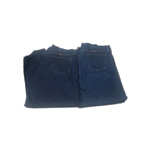 RUSTLER MENS  Dark BLUE JEANS 44X30 REGULAR FIT 100% COTTON DENIM 87619PW Lot 2